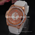 Fashion sports watch custom made silicone watches